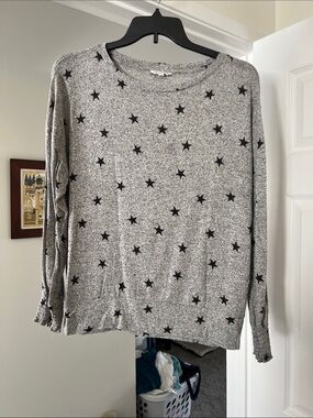 Lucky Brand Gray Star long sleeve
